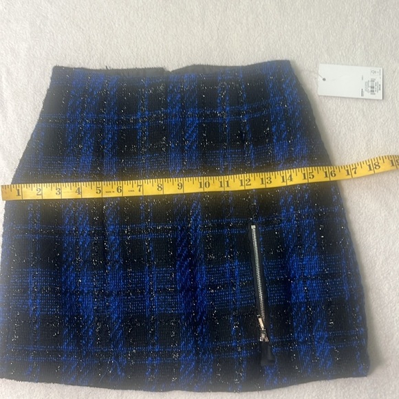 SO Blue and Black Pencil Mini Skirt for Casual Wear Size 5 - Picture 4 of 8